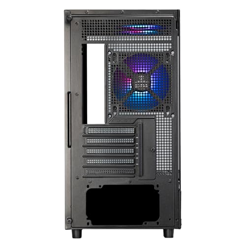 Image of Silverstone Technology Lucid 04 Panoramic Micro-ATX Chassis with a Striking 270 Field of View, SST-LD04-B-ARGB
