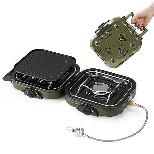 Naturehike 2-in-1 Gas Camping Stove, Frying Pan, Stove with Adjustable Burners, 88.18 oz, Carrying Handle, Portable, Iron SkilletPerfect for Camping & Hiking, Emergency Cooking Stove, Naturehike 2-in-1 Gas Camping Stove, Frying Pan, Stove with Adjustable Burners, 88.18 oz, Carrying Handle, Portable, Iron SkilletPerfect for Camping & Hiking, Emergency Cooking Stove,