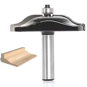 Spiral Flush Trim Router Bit 1/4 Shank , Ultra-Performance Top Bearing Router Bit, Solid Carbide Trim Router Bits, Flush Cut Router Bit for Wood Trimming