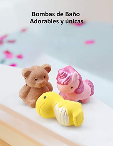 Bombas de Baño, 6 Espuma Bolas de Baño Efervescentes, Naturales Sales de Baño Relajantes de Spa, Juego de Baño Regalos Navidad, San Valentín, Cumpleaños para Mujer, Madre, Hombre, Niños, Novia