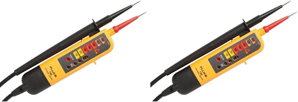 FlukeT90 Voltage & Continuity Tester, Yellow (Pack of 2)