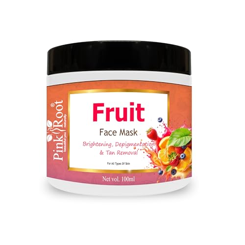 Image of Pink Root Mix Fruit Cream Mask 100ml, Enriched with Vitamin E, Aloe Vera Extract for Removing dead cells & Nourishing Skin
