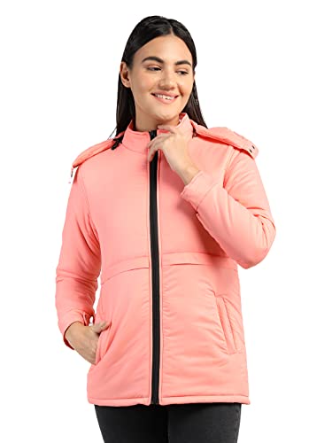 Image of CHKOKKO Women's Winter Quilted Jacket LightPeach S