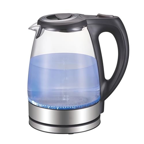 Guyyelt �d�C�P�g�� �K���X�� 2L��e�� �������� �󕰂��h�~ �ϔM�K���X ��d�\�� �����d���I�t ���� �X�e�����X���x�[�X �������ȒP ��l��炵�ɂ���Ƒ��ɂ��œK�� �L�b�`���Ɠd ����҂ւ̑��蕨�ɍœK 110V