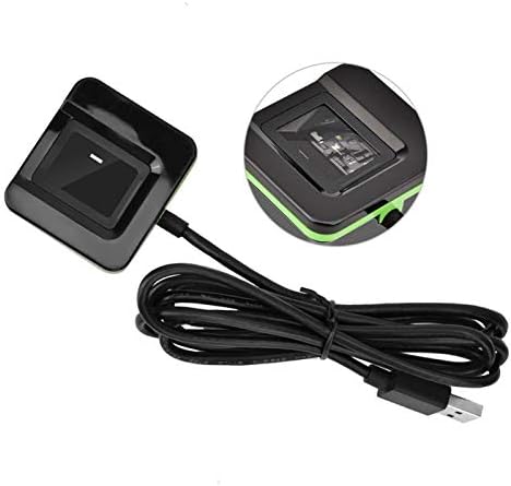 USB Fingerprint Reader,Biometric Fingerprint Reader Scanner Access Control Attendance System for Home Office, Black