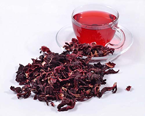 Maui Hibiscus flowers. 1 Pound between(15 to16 oz) 100% Natural Dried Hibiscus Full Flower Cut & Sifted, 1 Pound Bulk Bag. 100% raw for perfect Hibiscus Tea or a cold drink. ( Whole Flower, no small pieces)