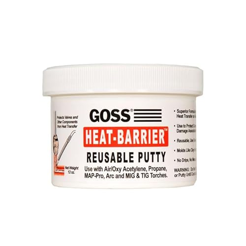 GOSS Torch Equipment GOSS G-9000 Heat Barrier Putty Reuseable Heat Blocking Putty
