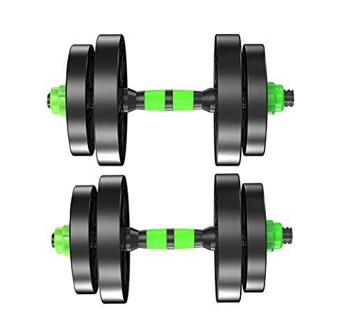 LUYION Dumbbells Adjustable Weight Hand held Weight Dumbbells & Barbell 2in1, TRP Anti-Slip