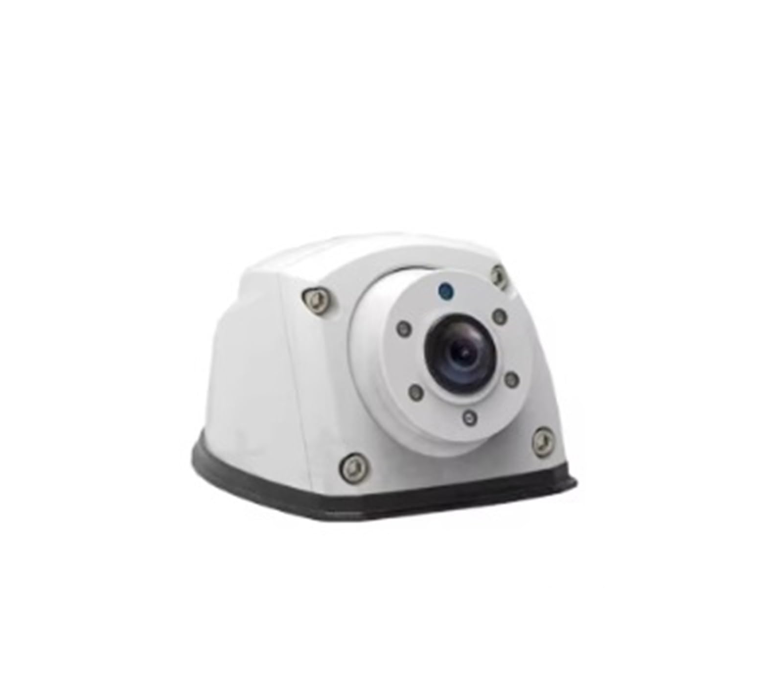 Kamera cofania 4PIN 1080P Kamera Boczna Tylna Noktowizor Wodoodporna Metalowa Obudowa Pasuje Do Ciężarówki Przyczepy kempingowej MDVR/Monitor DVR Kamera cofania Samochód(White)