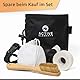 Boulderzubehör als Set und einzeln: Chalkbag, Chalk Ball, Boulder Bürste und Finger Tape - ideale Kletterausrüstung für die nächste Session, Bouldern Geschenk, Chalk bag und Kletterbürste auch einzeln