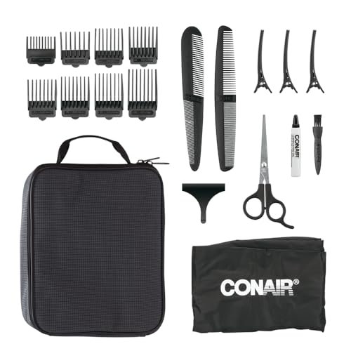 Conair, Máquina de Cortar Cabelo 3 em 1, Kit com Aparador de Pelos e Trimmer, Home Styler, Incluindo