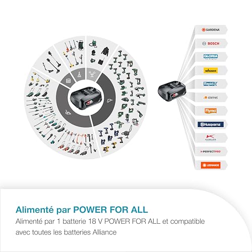 Aspirateur souffleur broyeur 3 en 1 GARDENA PowerJet Collect 18VP4A Kit prêt à 'usage 350 kmh 10.5 m³min - vue 4