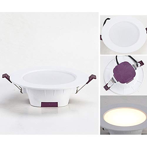 Focos empotrables LED de diseño moderno y sencillo en aluminio resistente 6