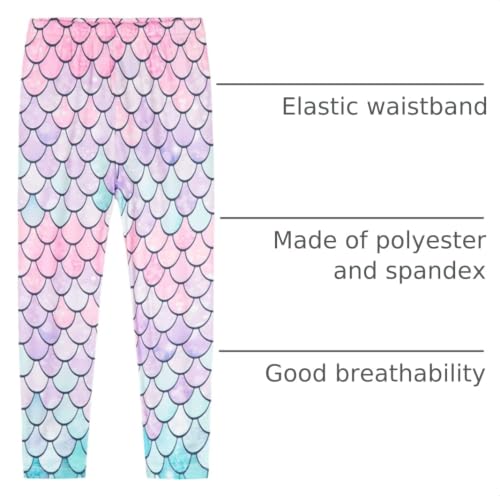 Image of Mud Kingdom Little Big Girls Leggings Cute Printing Polyester Stretchy Fashion Spring Summer