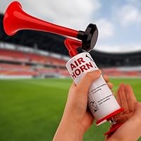 Erzekrim Air Horn Presslufthorn Handheld Sporthorn Tragbare Krachmacher Horn für Startpfeife fussball Fanfare Druckluft