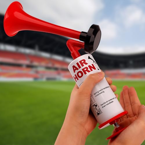 Erzekrim Air Horn Presslufthorn Handheld Sporthorn Tragbare Krachmacher Horn für Startpfeife fussball Fanfare Druckluft