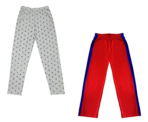 Image of indi weaves Boys and Girls Cotton Solid and Printed Pyjama /Pant /Trackpants