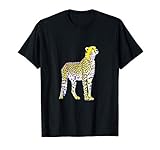 Ein prächtiger Gepard, eine schnelle Raubkatze aus Afrika. Die perfekte T Shirt Geschenkidee für jeden Katzenliebhaber, Tierliebhaber & Fan von großen Raubtieren wie Löwen, Leopard oder Tiger. Krallen & Zähne machen ihn zu einem gefährlichen Jäger.