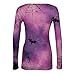 Womens Halloween Long Sleeve Crewneck Shirts Fall Trendy Funny Pumpkin Bats Skull Graphic Slim Basic Tops