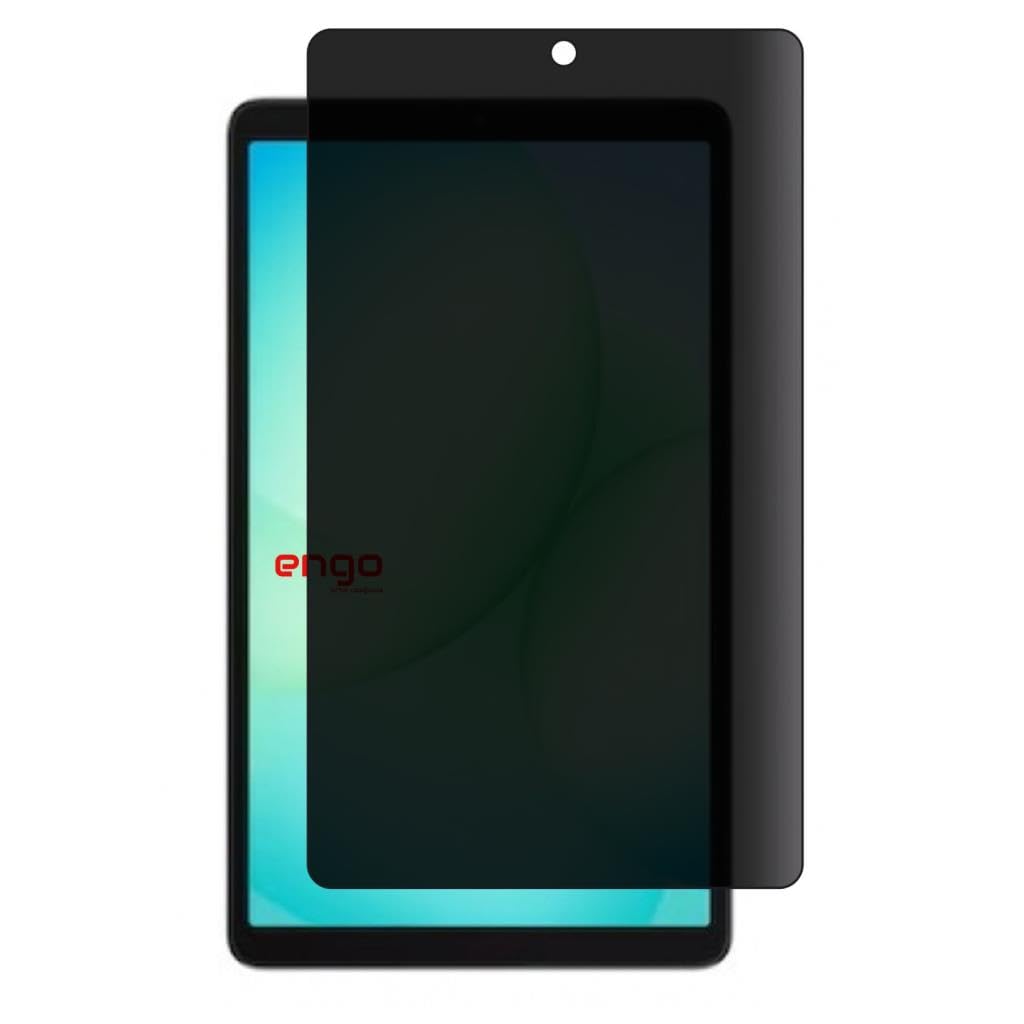 Engo Samsung Galaxy Tab A11 8.7 İnç İle Uyumlu Hayalet Ekran Koruyucu, Yandan Görünmeyen Anti-Spy Gizlilik (Privacy) Koruması, 9h Temperli Nano Kırılmaz Esnek Cam, Parlama Ve Parmak İzi Önleyici
