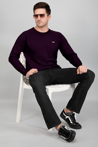 Image of GODFREY Round Neck Full Sleeve Woolen Sweater for Man Winter Wear - Regular Fit Pullover