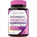Doctor's Recipes Women’s Probiotic, 60 Caps 50 Billion CFU 16 Strains, with Organic Cranberry, Shelf Stable, Delayed Release, No Soy Gluten Dairy