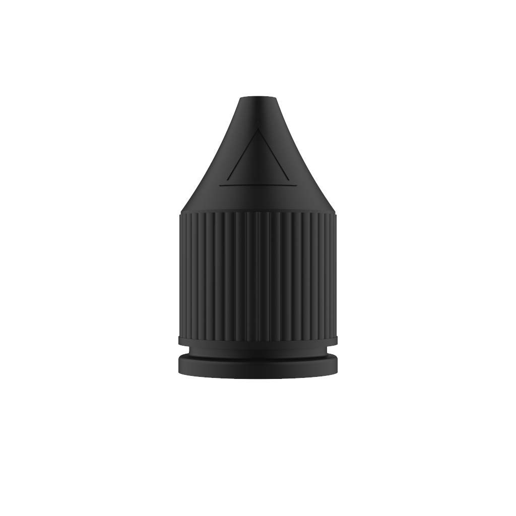 Confezione da 100 bottiglie in plastica PET Chubby Gorilla Signature da 10 ml, per liquidi, oli e altri fluidi (bottiglia trasparente/tappo nero)