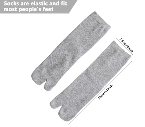 Flip Flop Socks Tabi Split Toe Socks Elastic Cotton Tabi Socks for Men Women2