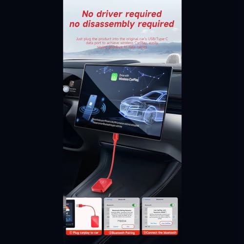 Adaptador CarPlay inalámbrico y Android Auto para viajar sin cables en tu coche 2