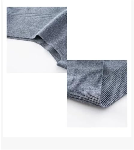 Men's Warm Knit Button V-Neck Sleeveless Sweater Top Thick Western Suit Vest Business Clothes3