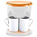 Suinga Cafetière en goutte Orange 0,6 l (2 tasses) et 450 W Dimensions 17 x 15 x 20 cm
