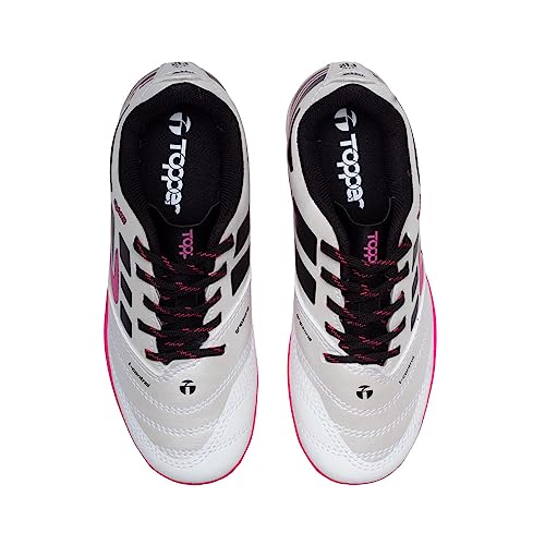 Chuteira Infantil Society Topper Falcão TD Branco/pink - 32