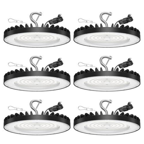 6 Pack UFO Led High Bay Light 150W(600W MH/HPS...