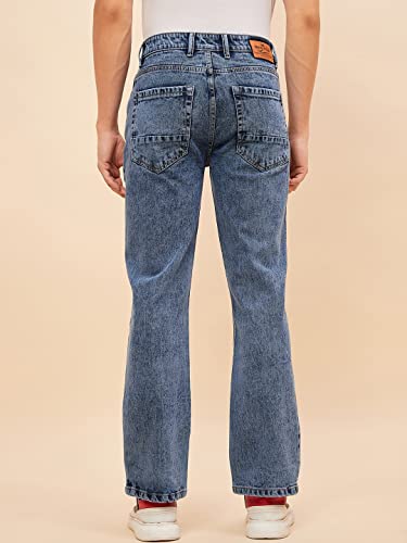 Image of HIGH STAR Men's Bootcut Fit Stretchable Jeans
