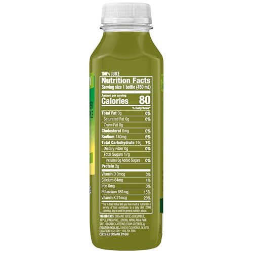 Evolution Fresh® Organic Cucumber Pineapple Energy Cold-Pressed Vegetable & Fruit Juice Blend 15.2 oz. - Image 3