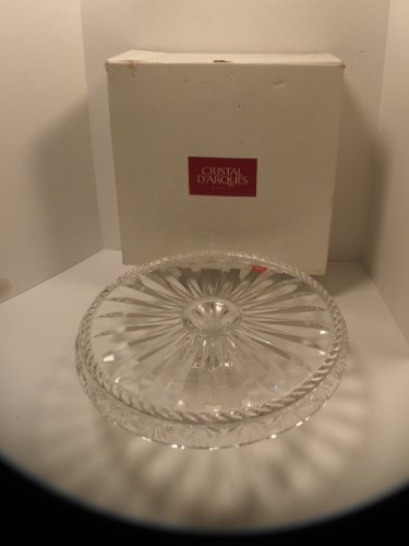 Cristal D'arques Carthage Footed Platter 12 1/2