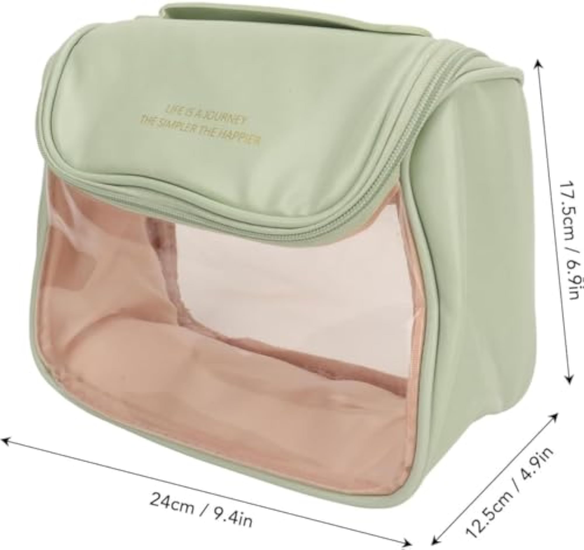 Transparent Cosmetic Bag, Large Capacity Travel Pouch