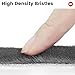 Weather Stripping for Doors and Windows, Brush Seal Strip, Strong Adhesive, Weatherproof, Dustproof, Soundproof, Noise and Wind Blocker, Gap Filler, Window Insert, Grey, 0.35 in x 0.20 in x 16.5 FT