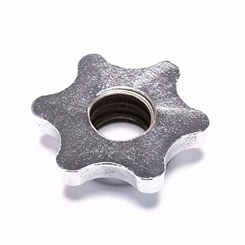 Syhonic 25mm Standard Barbell Spin-Lock Collars Screw Clamps Dumbell Weight Lifting for Fitness Training