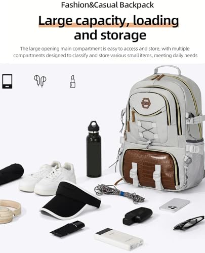 Mochila de senderismo 35L impermeable para mujer y hombre miniatura 2