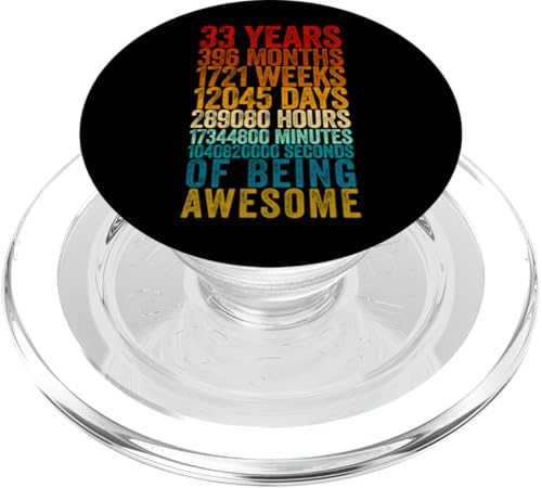 PopGrip pour MagSafe 33e anniversaire : support smartphone drôle et vintage