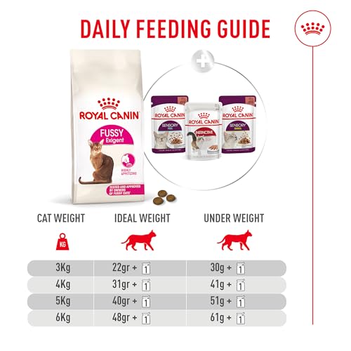 Image of Royal Canin Fussy Exigent Cat Dry Food, Supports Digestive Health, Enhances Overall Vitality, 2 kg