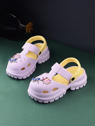 Image of DOCTOR HEALTH SUPER SOFT Stylish and Light Weight & Waterproof Anti Skid Women Clogs with Cushioned Footwear || Comfortable with Adjustable Back Strap Women Clog Everyday Wear
