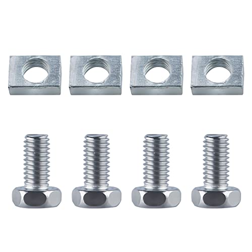 4 tornillos tuercas para batería de motocicleta scooter, pinzas de repuesto para batería de scooter, batería de 6 mm (tornillos + tuercas) Cover