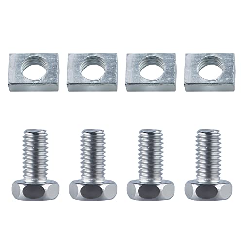 4 tornillos tuercas para batería de motocicleta scooter, pinzas de repuesto para batería de scooter, batería de 6 mm (tornillos + tuercas).