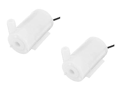 ERH INDIA (Pack of 2) Mini Water Pump 3-6 V DC Water Pump, 9v DC Water Pump for School Projects and Models