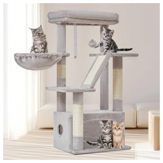 Taoqimiao Cat Tree, 38.5In Cat Tower for Indoor Cats, Suitable for Kittens