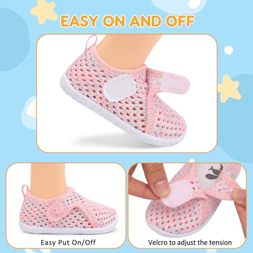 Image of FEETCITY Boys Girls Water Shoes Kids Aqua Socks Quick Dry Barefoot for Beach Swimming Pool
