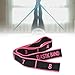 Menolana Yoga Stretch Band 8 Segment Versatile Portable Elastic Band Yoga Resistance Band for Exercise Fitness,Training Workouts Gym, Pink