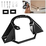 Ceiling Fan Mounting Bracket Kits With Installation Accessories Compatible With Living Room, Light Fixtures And Cathedral Ceiling Fans, Replace 77059 Ceiling Fan Mounting Bracket Black (No wires)